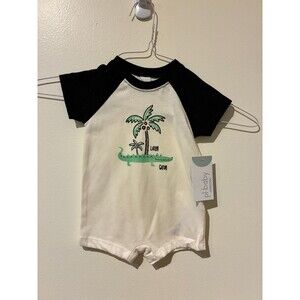 NWT Pl Baby Alligator Romper‎ - 3M
